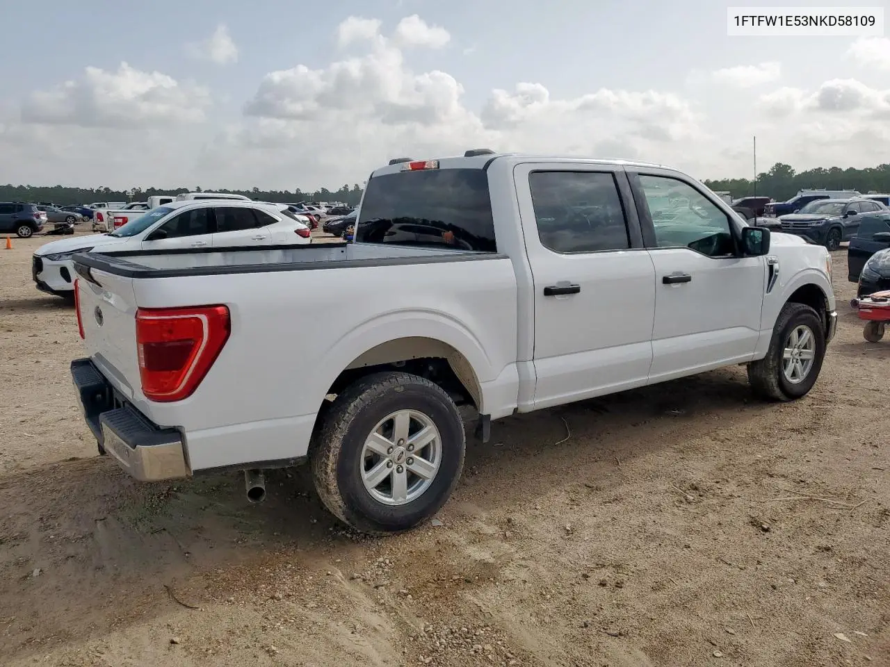 2022 Ford F150 Supercrew VIN: 1FTFW1E53NKD58109 Lot: 62170135