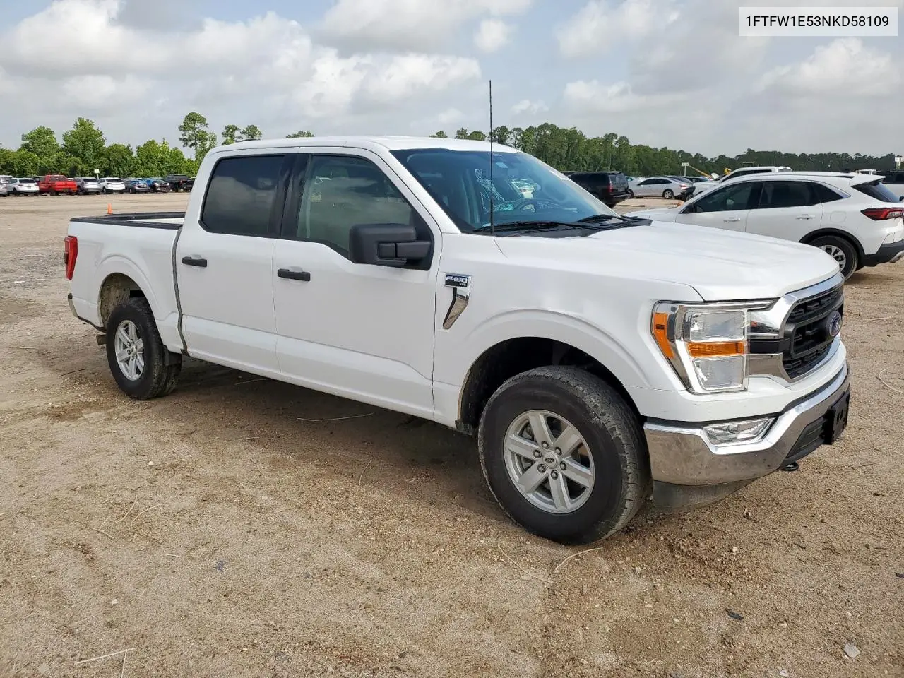 2022 Ford F150 Supercrew VIN: 1FTFW1E53NKD58109 Lot: 62170135