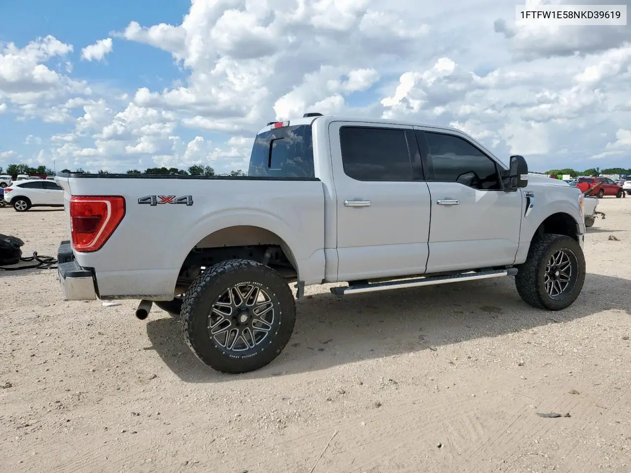 2022 Ford F150 Supercrew VIN: 1FTFW1E58NKD39619 Lot: 62329735