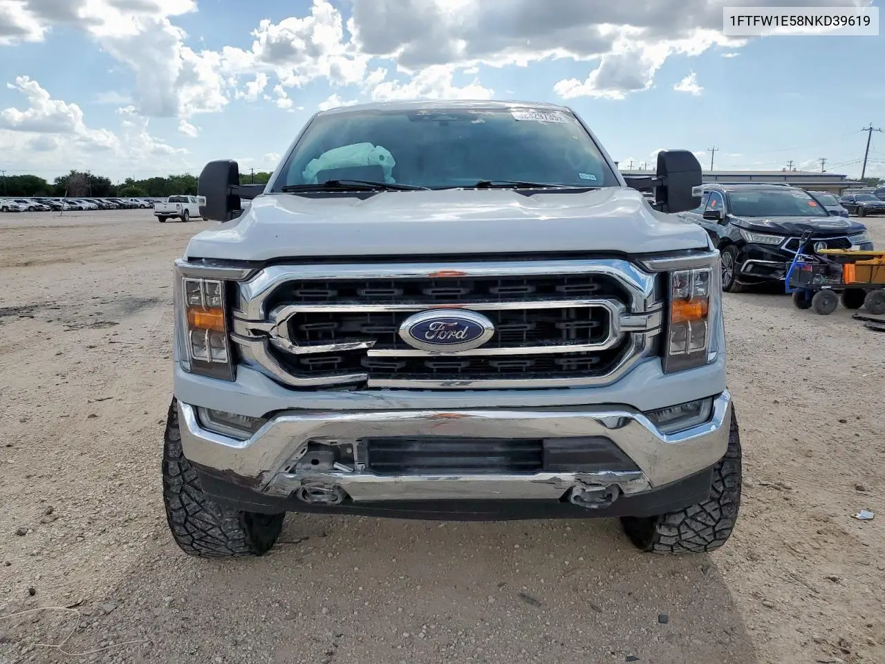 2022 Ford F150 Supercrew VIN: 1FTFW1E58NKD39619 Lot: 62329735