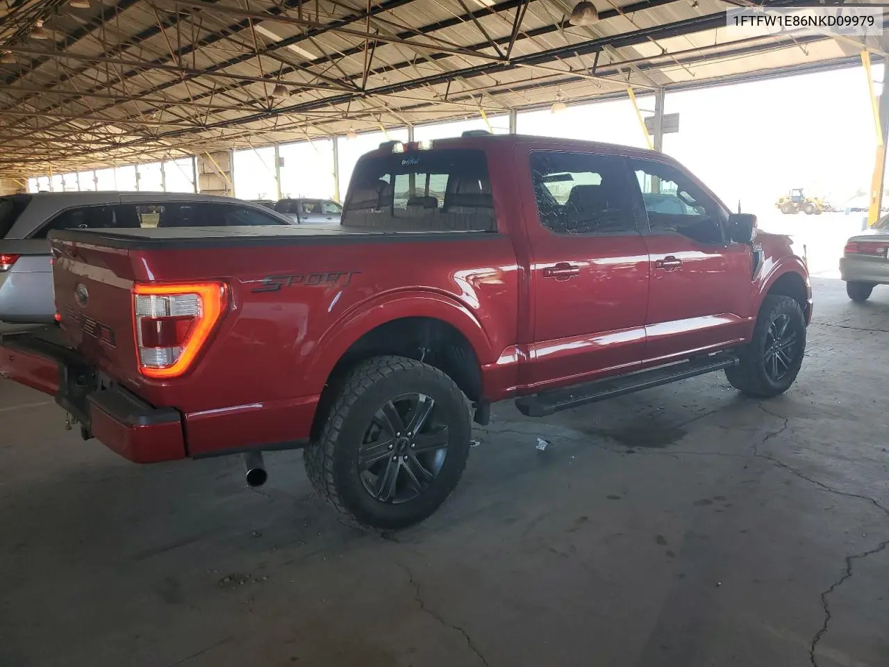 2022 Ford F150 Supercrew VIN: 1FTFW1E86NKD09979 Lot: 62362745