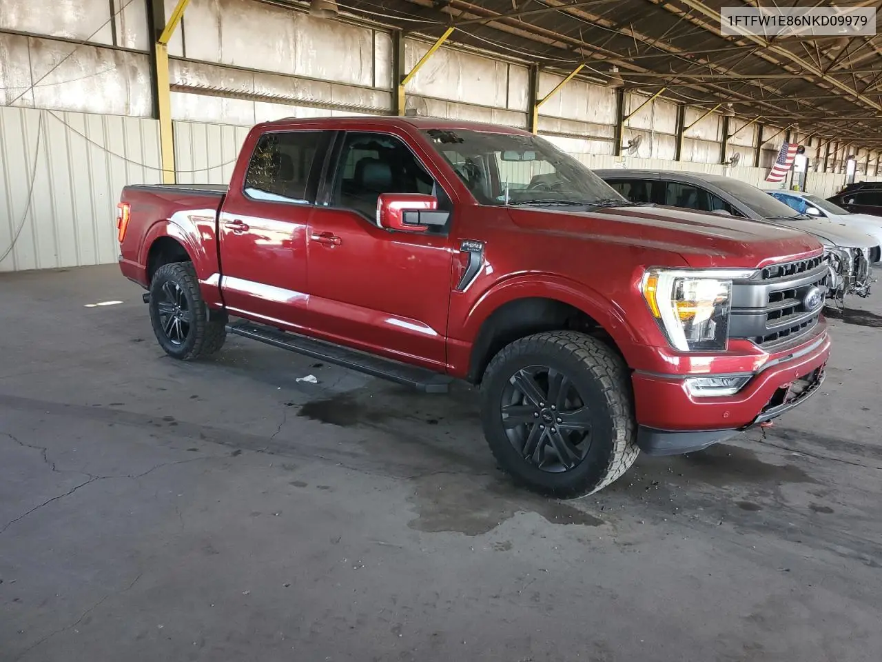2022 Ford F150 Supercrew VIN: 1FTFW1E86NKD09979 Lot: 62362745