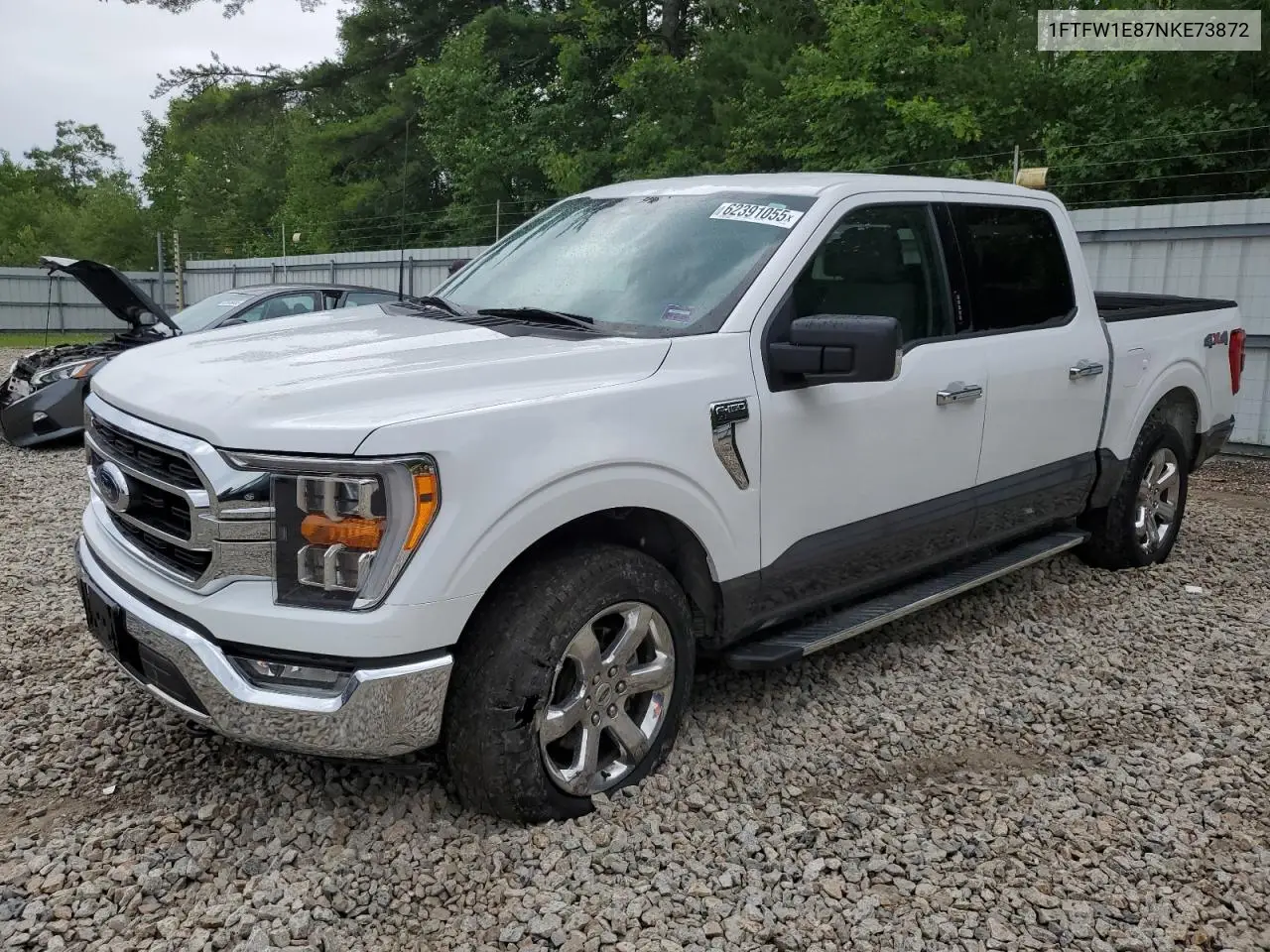 2022 Ford F150 Supercrew VIN: 1FTFW1E87NKE73872 Lot: 62391055