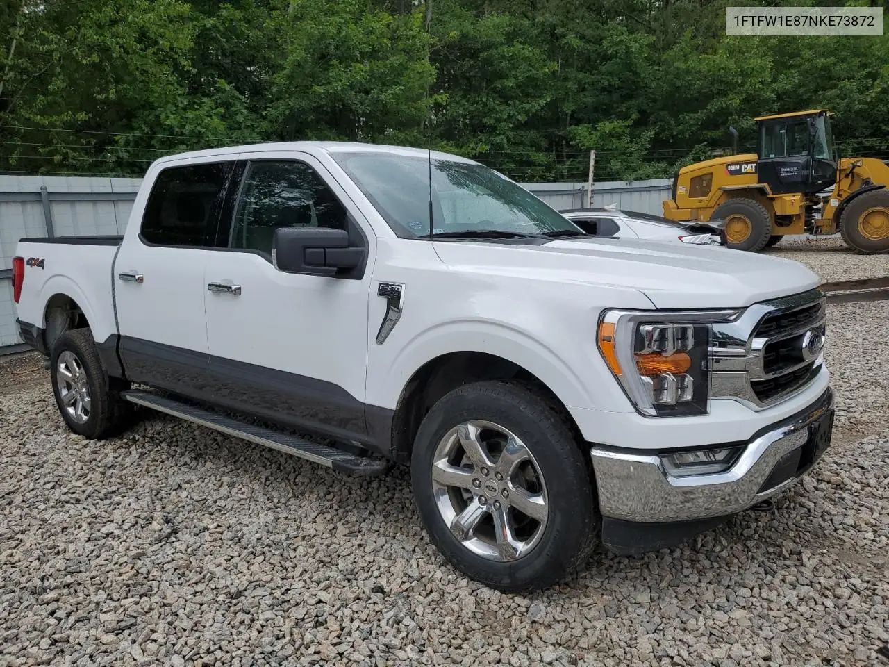 2022 Ford F150 Supercrew VIN: 1FTFW1E87NKE73872 Lot: 62391055