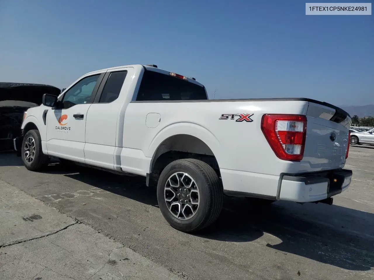 2022 Ford F150 Super Cab VIN: 1FTEX1CP5NKE24981 Lot: 62504665