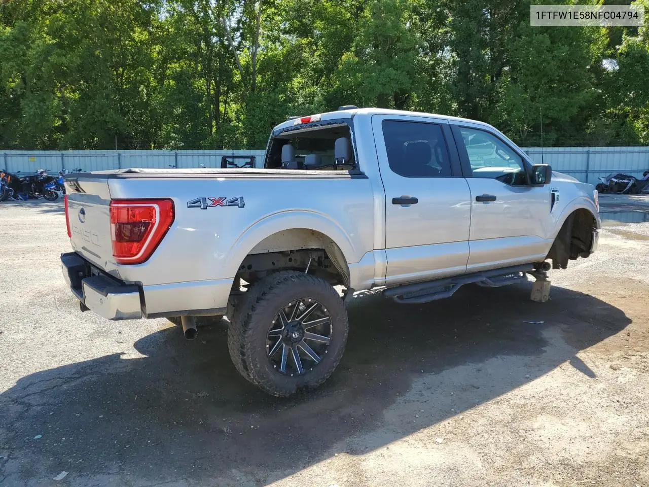 2022 Ford F150 Supercrew VIN: 1FTFW1E58NFC04794 Lot: 62509495