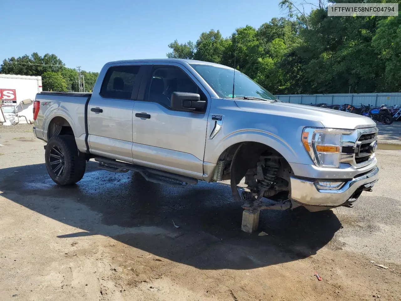2022 Ford F150 Supercrew VIN: 1FTFW1E58NFC04794 Lot: 62509495