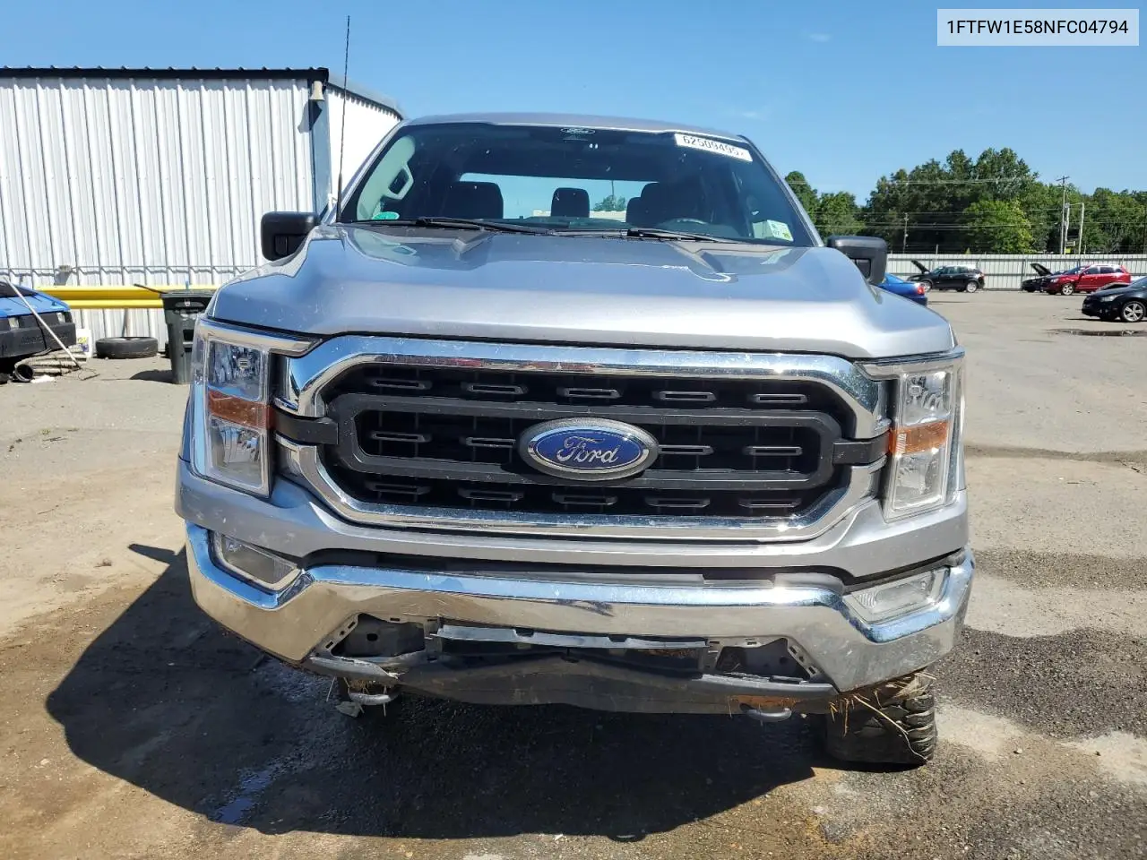 2022 Ford F150 Supercrew VIN: 1FTFW1E58NFC04794 Lot: 62509495