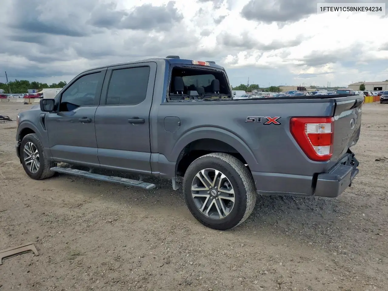 2022 Ford F150 Supercrew VIN: 1FTEW1C58NKE94234 Lot: 62525515