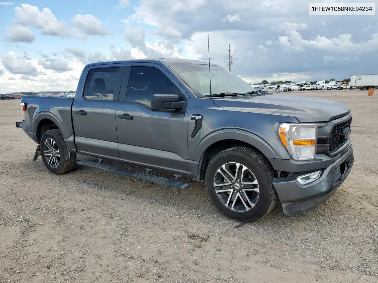 2022 Ford F150 Supercrew VIN: 1FTEW1C58NKE94234 Lot: 62525515