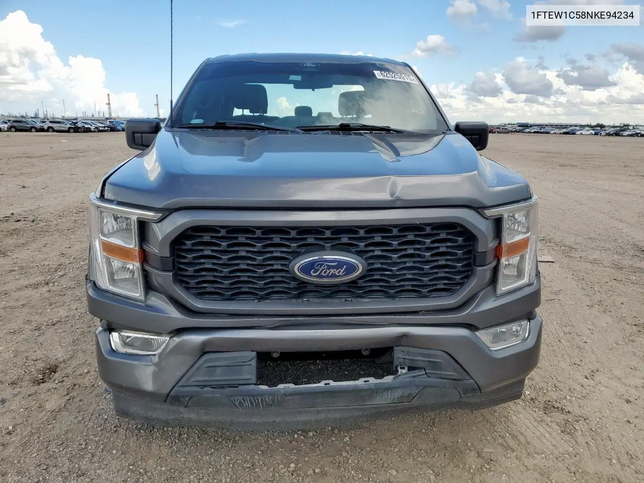 2022 Ford F150 Supercrew VIN: 1FTEW1C58NKE94234 Lot: 62525515