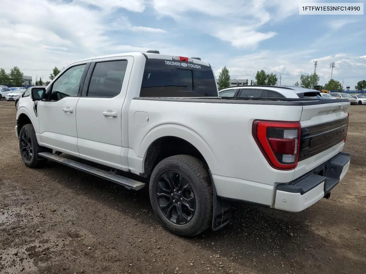 2022 Ford F150 Supercrew VIN: 1FTFW1E53NFC14990 Lot: 62604375