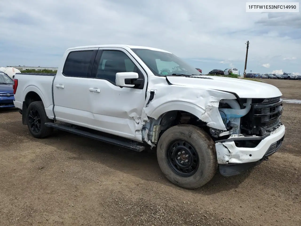2022 Ford F150 Supercrew VIN: 1FTFW1E53NFC14990 Lot: 62604375