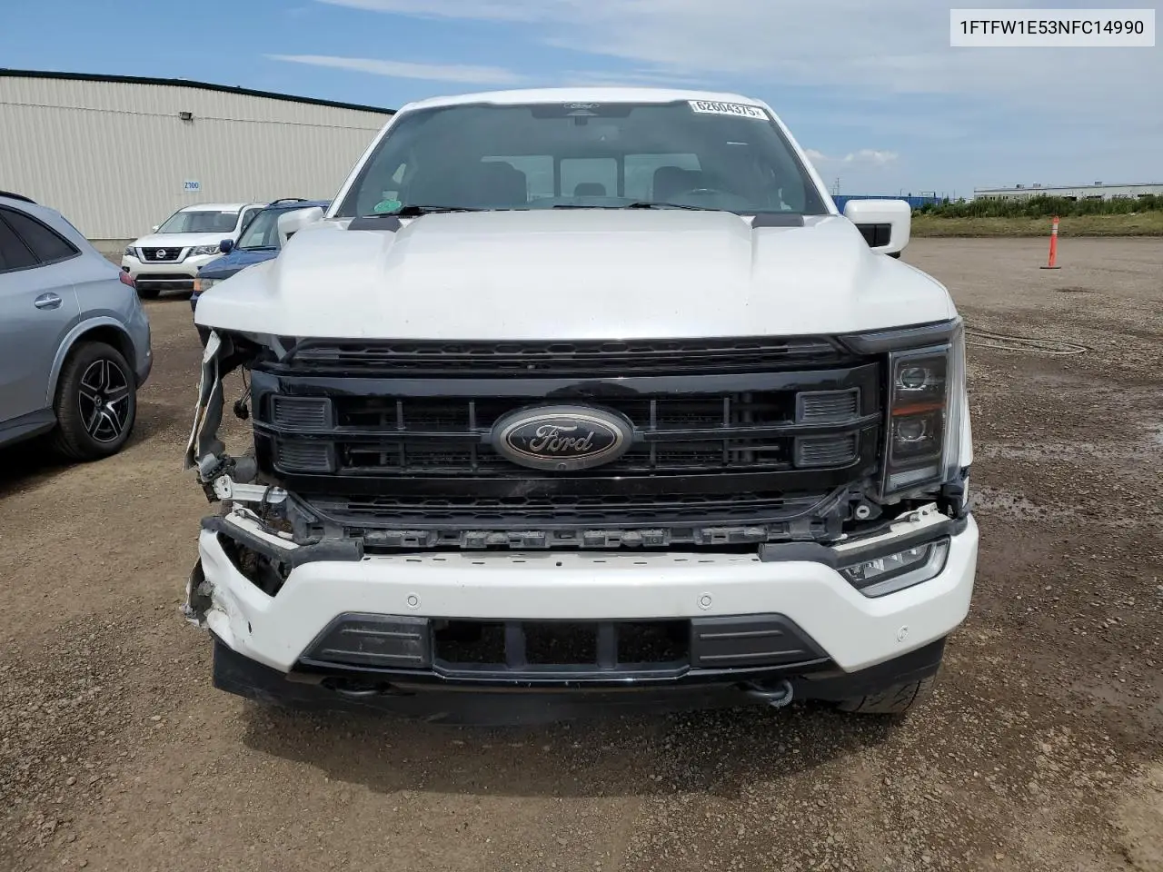 2022 Ford F150 Supercrew VIN: 1FTFW1E53NFC14990 Lot: 62604375