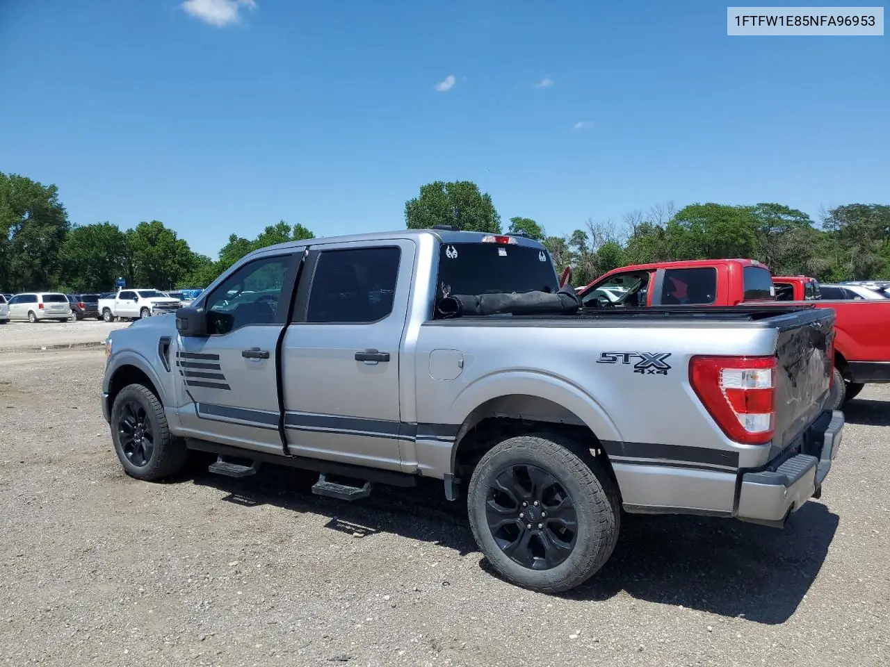 2022 Ford F150 Supercrew VIN: 1FTFW1E85NFA96953 Lot: 62724145