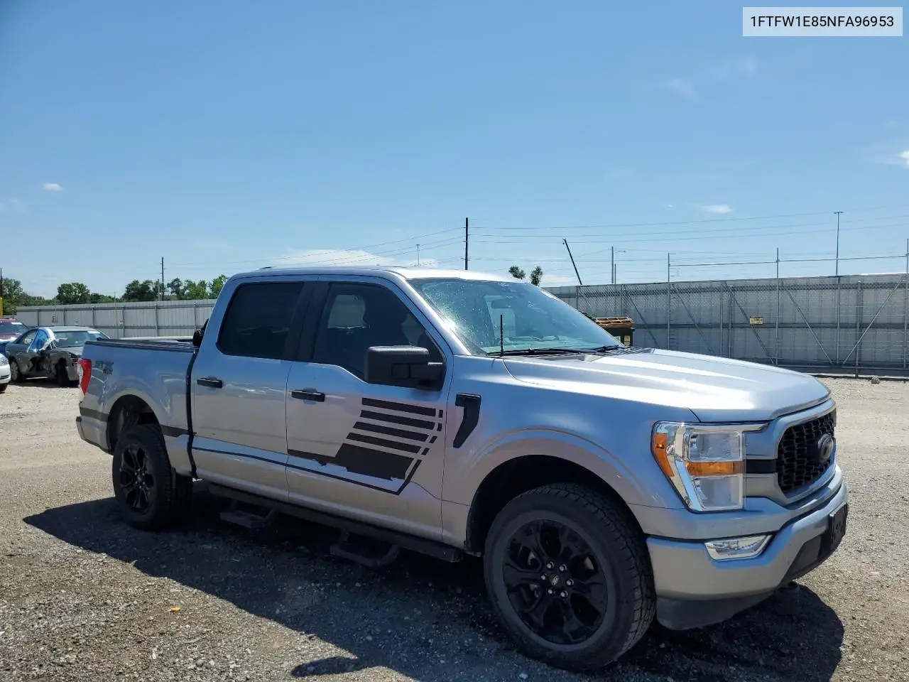 2022 Ford F150 Supercrew VIN: 1FTFW1E85NFA96953 Lot: 62724145