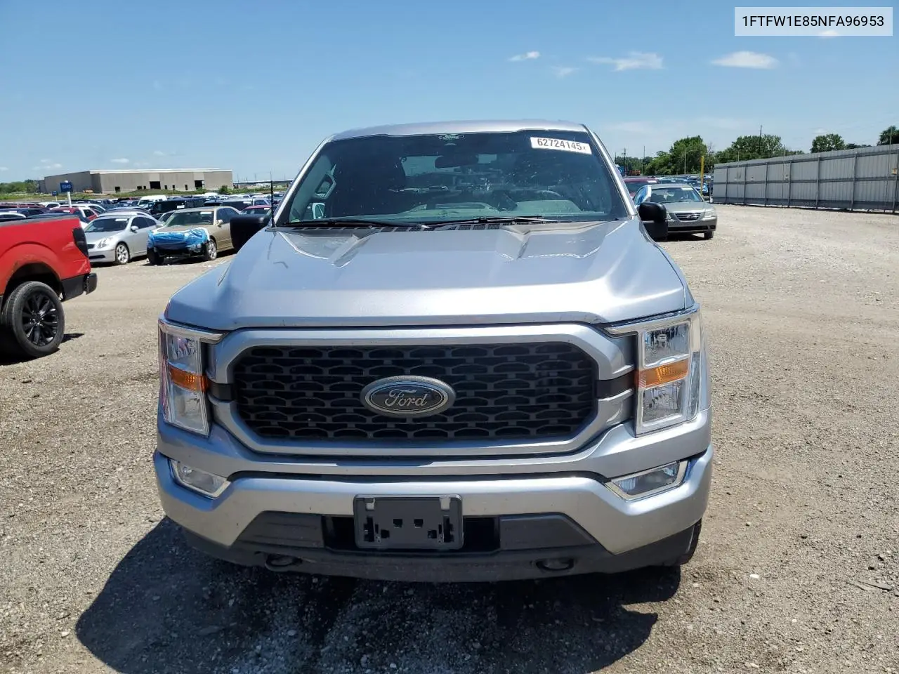 2022 Ford F150 Supercrew VIN: 1FTFW1E85NFA96953 Lot: 62724145