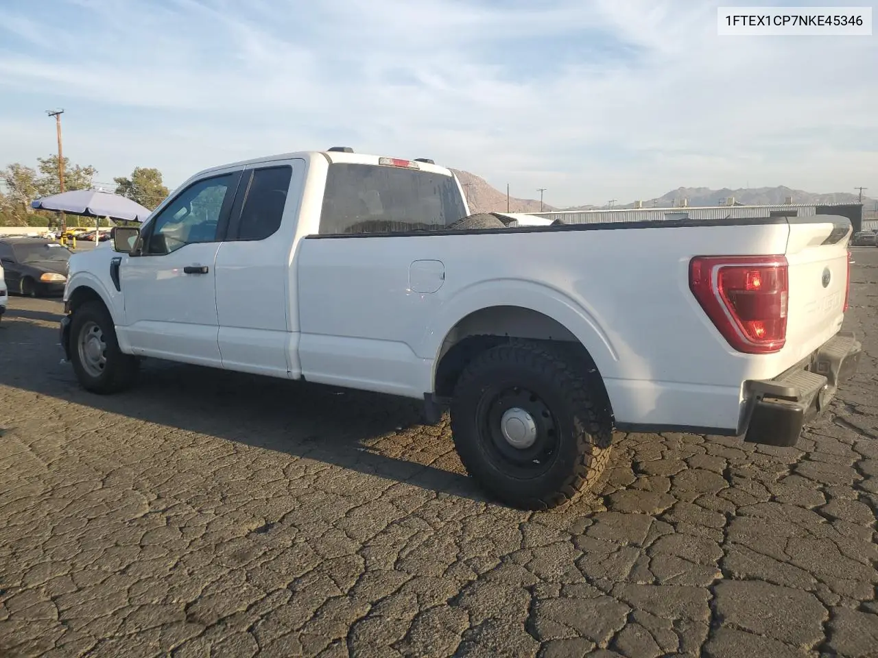 2022 Ford F150 Super Cab VIN: 1FTEX1CP7NKE45346 Lot: 73283044