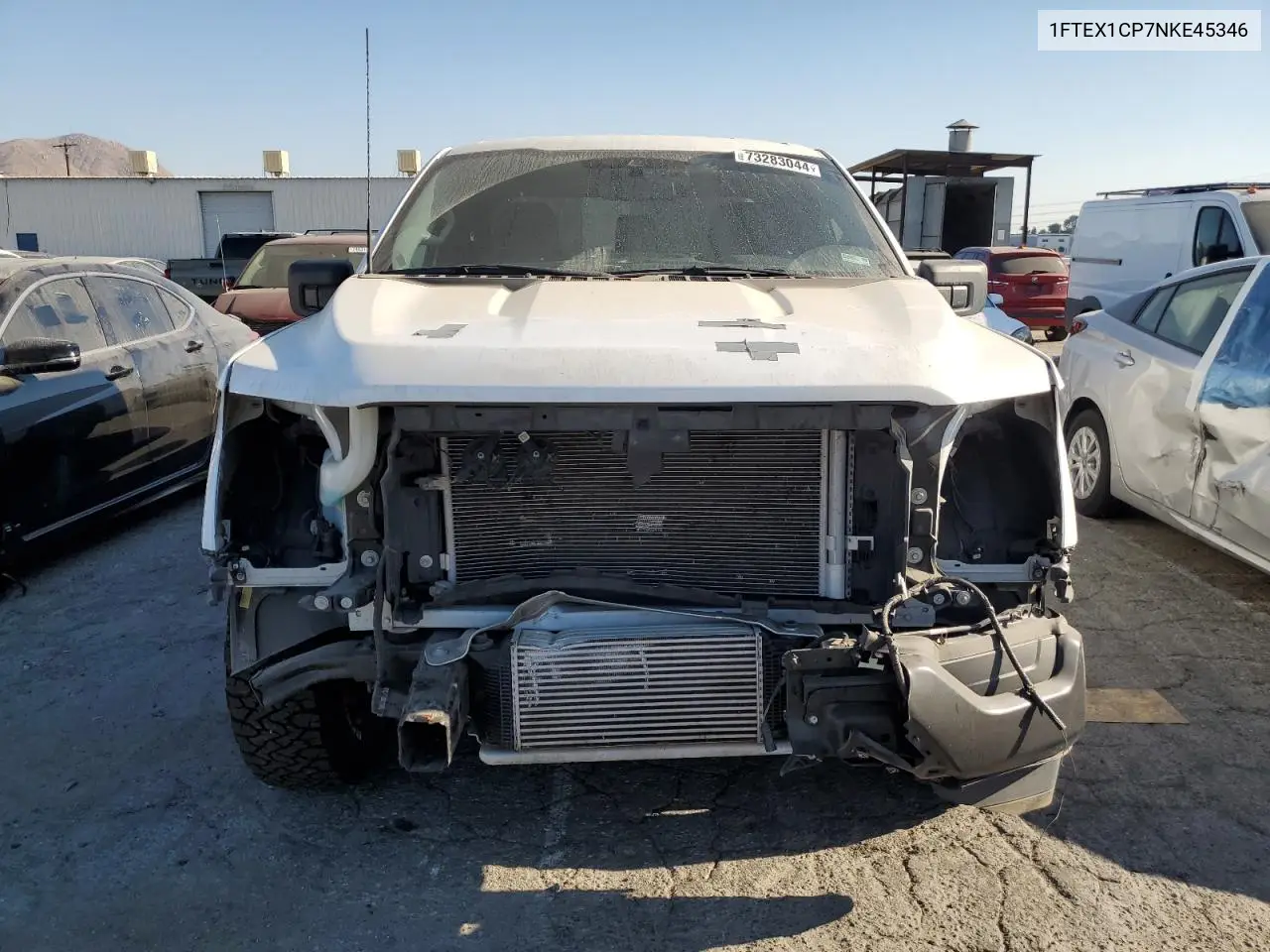 2022 Ford F150 Super Cab VIN: 1FTEX1CP7NKE45346 Lot: 73283044