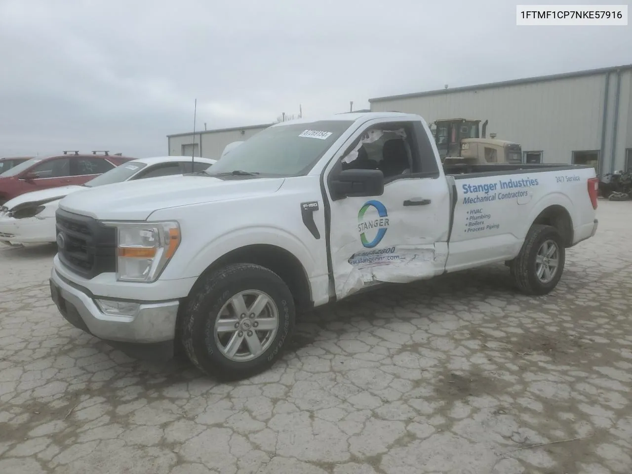2022 Ford F150 VIN: 1FTMF1CP7NKE57916 Lot: 87269154