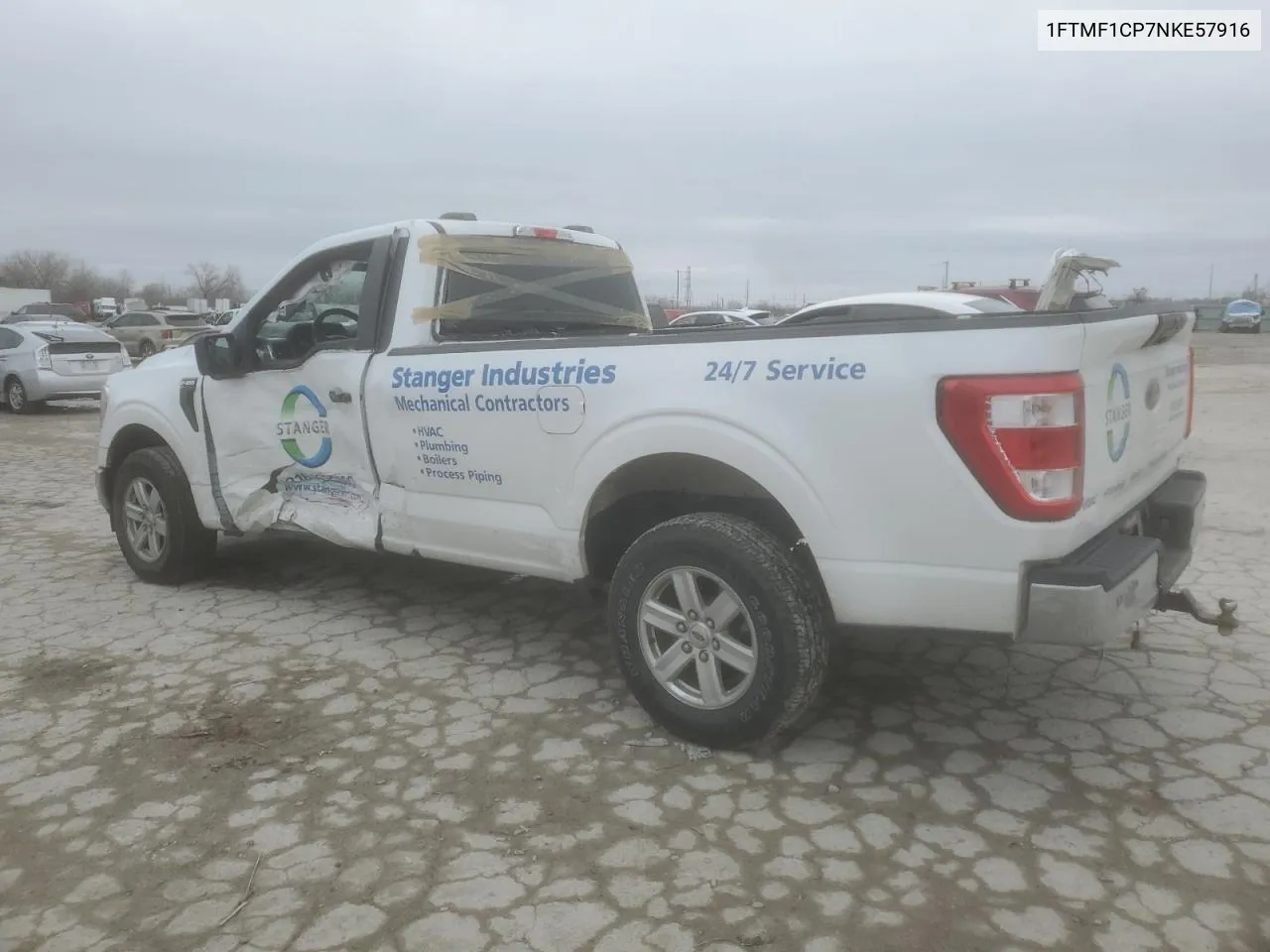 2022 Ford F150 VIN: 1FTMF1CP7NKE57916 Lot: 87269154