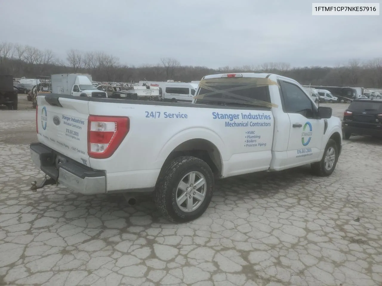 2022 Ford F150 VIN: 1FTMF1CP7NKE57916 Lot: 87269154