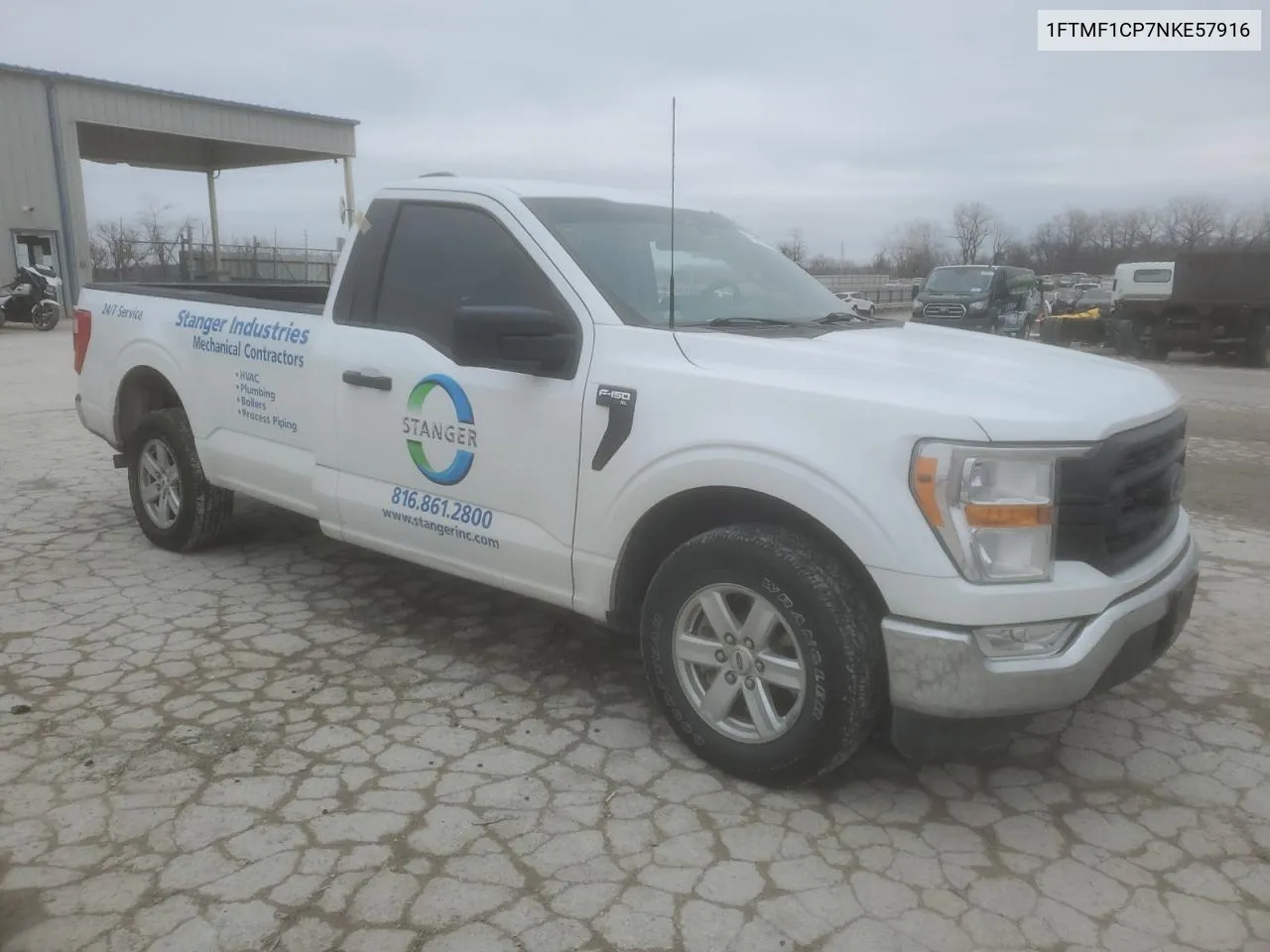 2022 Ford F150 VIN: 1FTMF1CP7NKE57916 Lot: 87269154