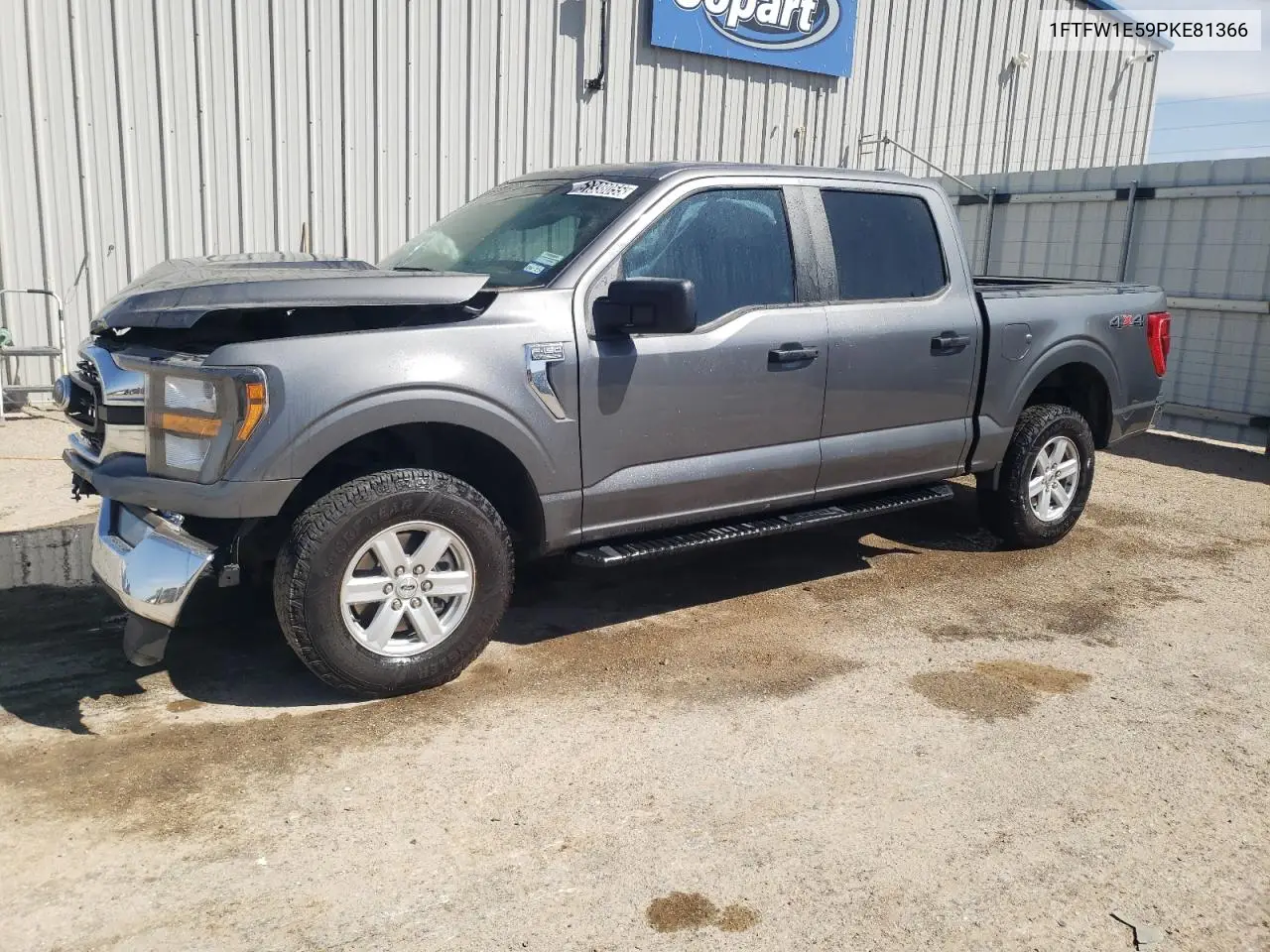 2023 Ford F150 Supercrew VIN: 1FTFW1E59PKE81366 Lot: 51338055