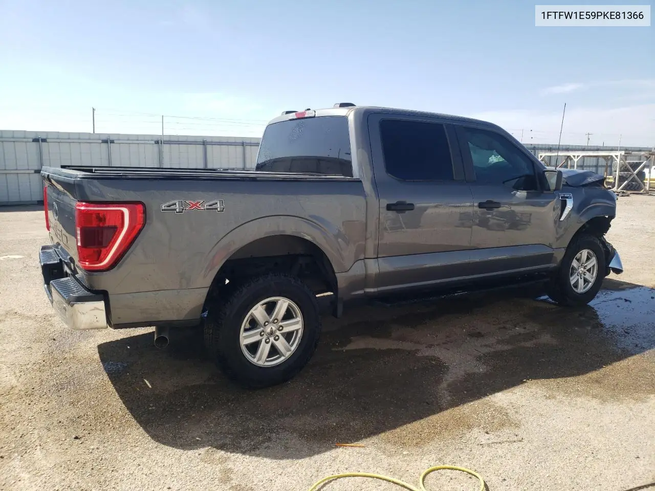 2023 Ford F150 Supercrew VIN: 1FTFW1E59PKE81366 Lot: 51338055