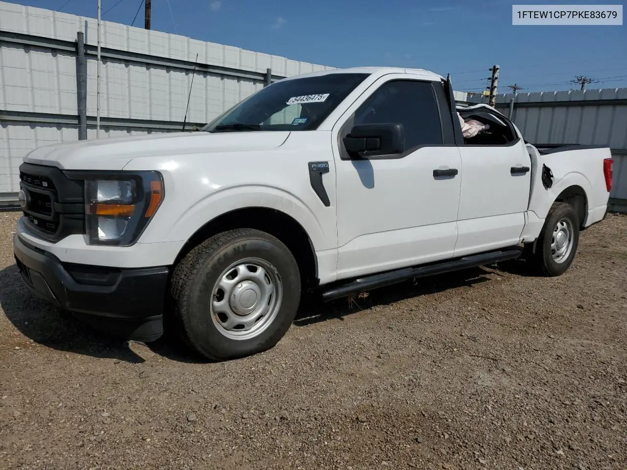 2023 Ford F150 Supercrew VIN: 1FTEW1CP7PKE83679 Lot: 54436475