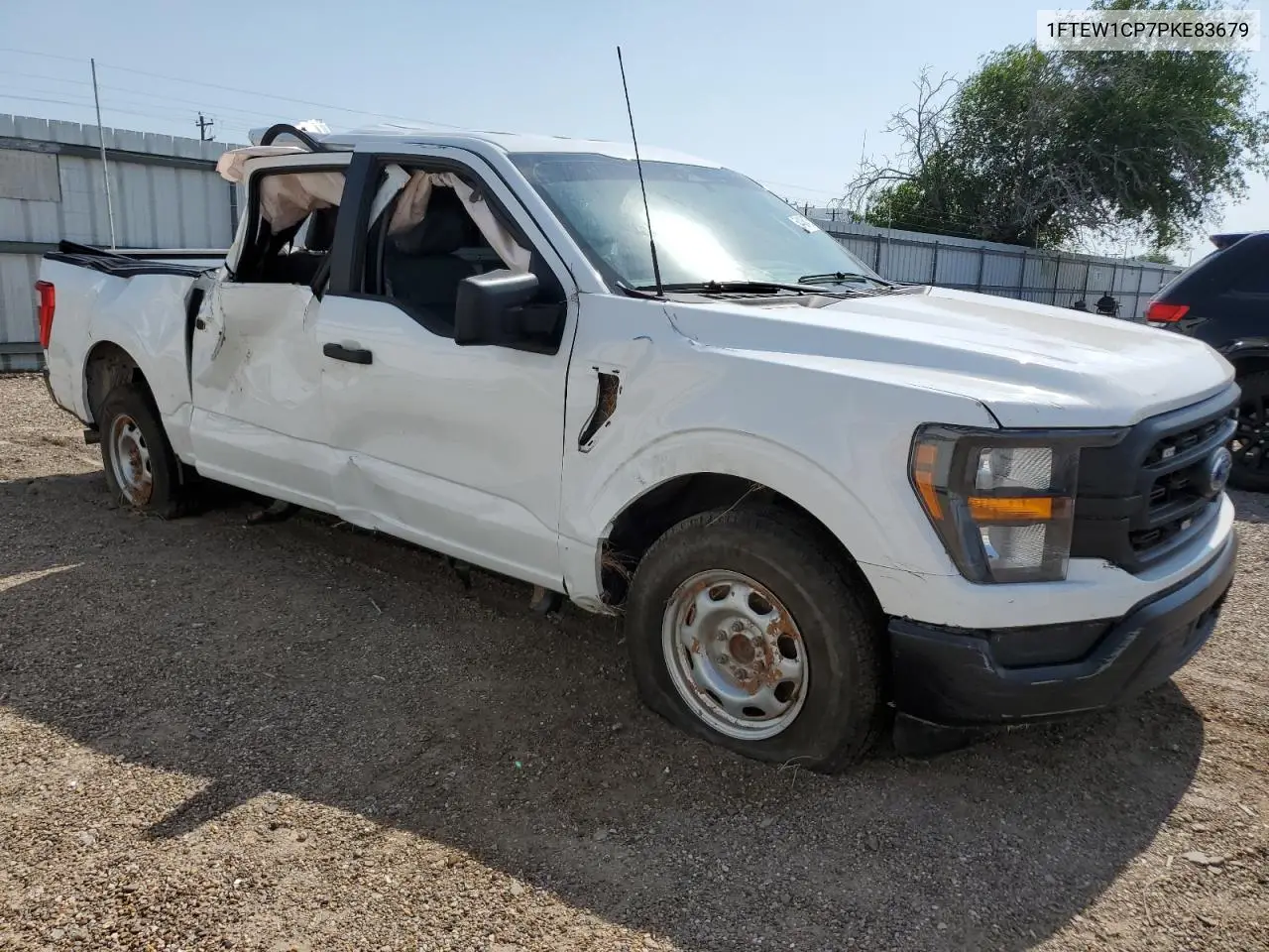 2023 Ford F150 Supercrew VIN: 1FTEW1CP7PKE83679 Lot: 54436475