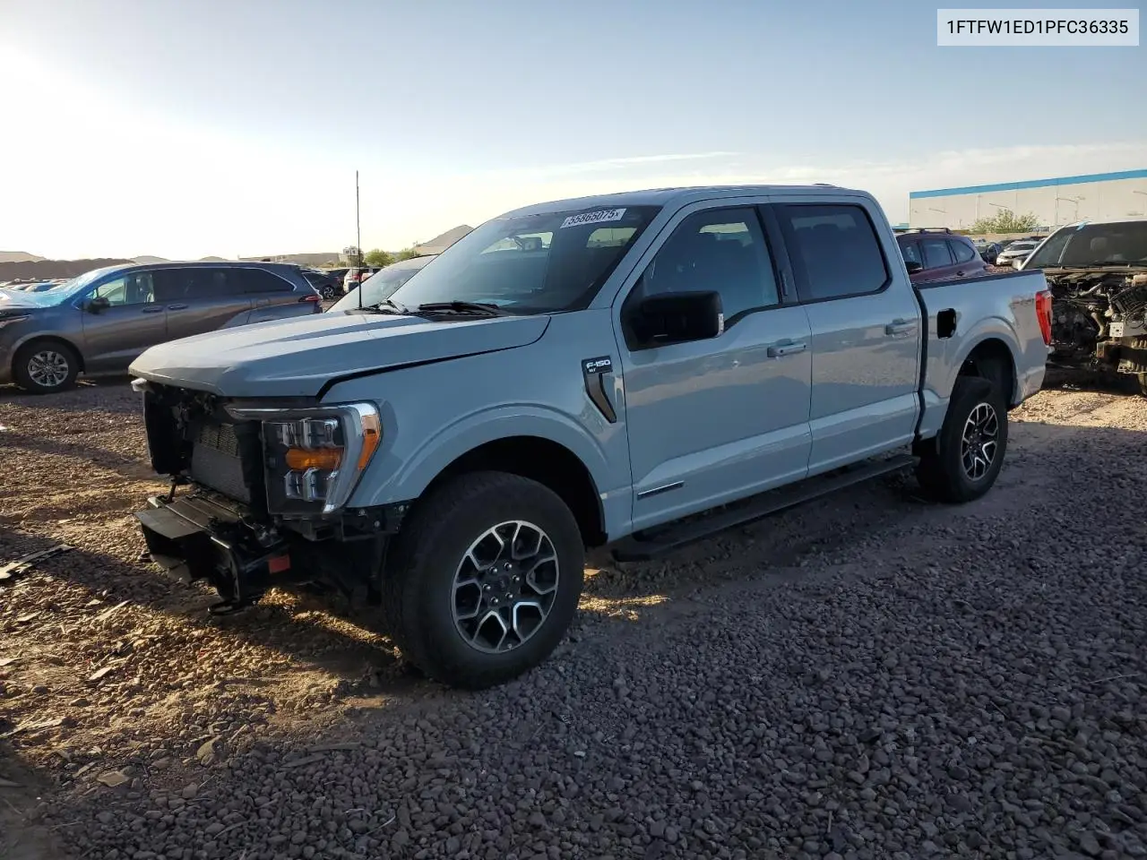 2023 Ford F150 Supercrew VIN: 1FTFW1ED1PFC36335 Lot: 55865075