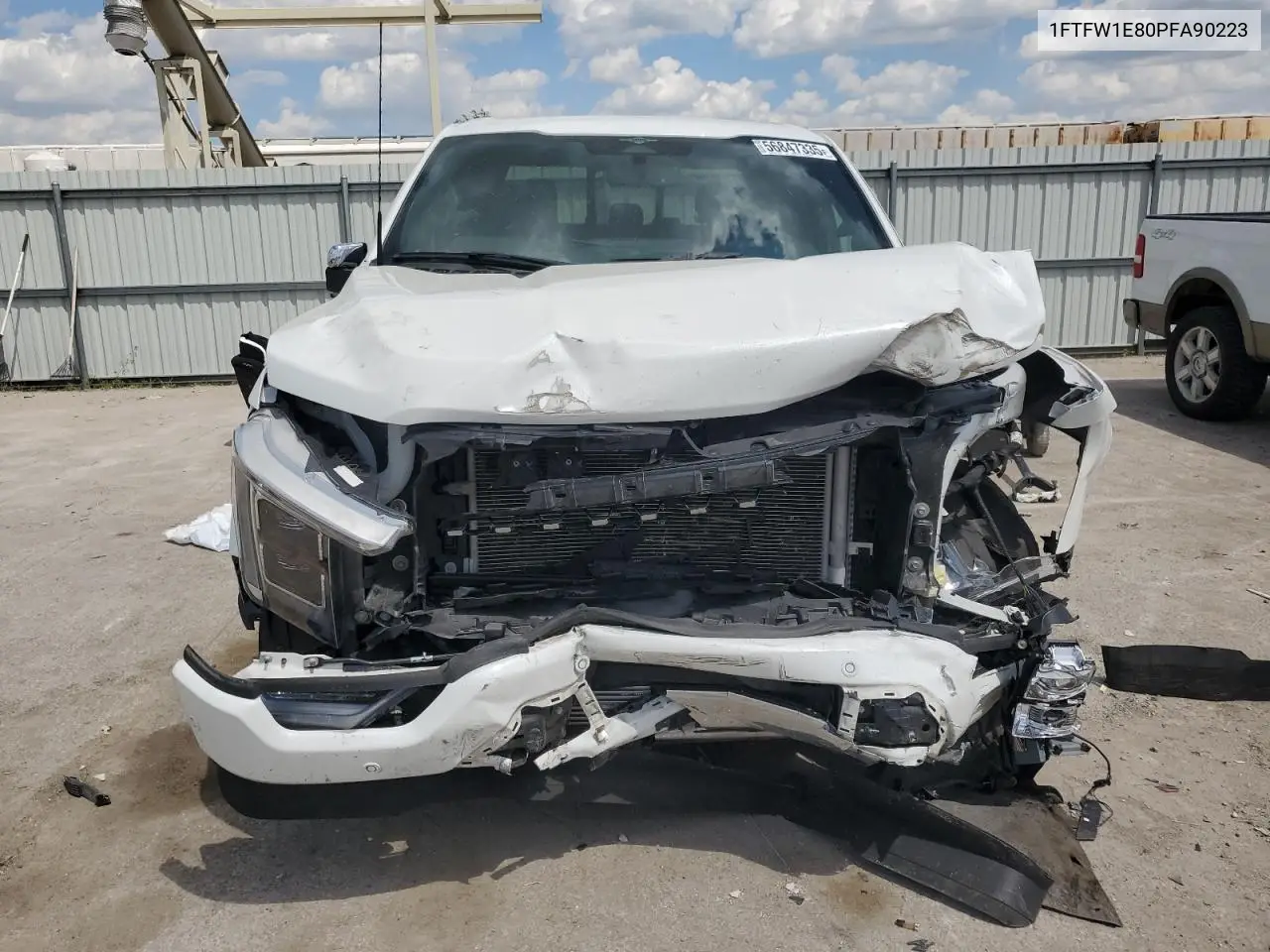 2023 Ford F150 Supercrew VIN: 1FTFW1E80PFA90223 Lot: 56847335