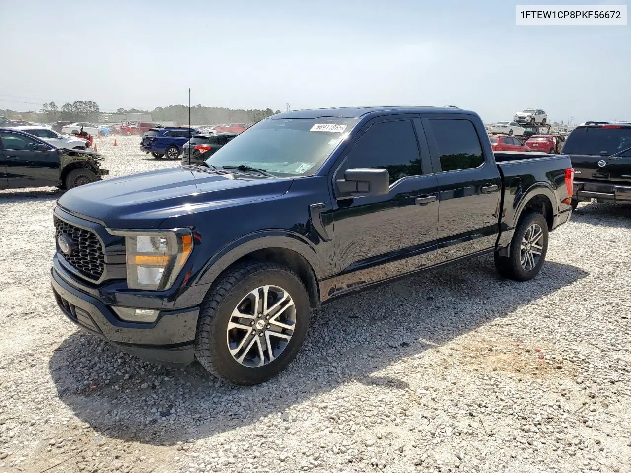 2023 Ford F150 Supercrew VIN: 1FTEW1CP8PKF56672 Lot: 56911865