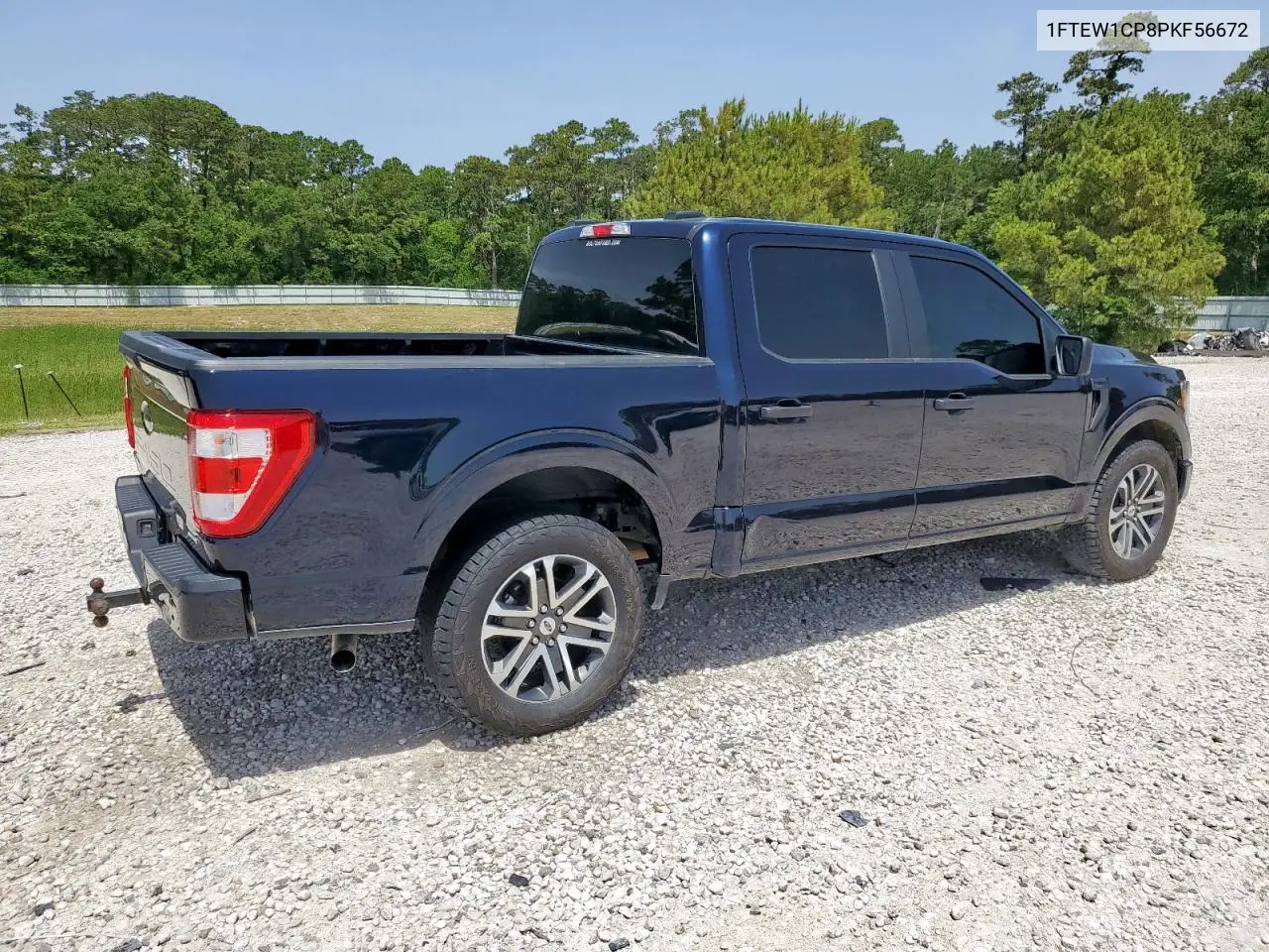 2023 Ford F150 Supercrew VIN: 1FTEW1CP8PKF56672 Lot: 56911865