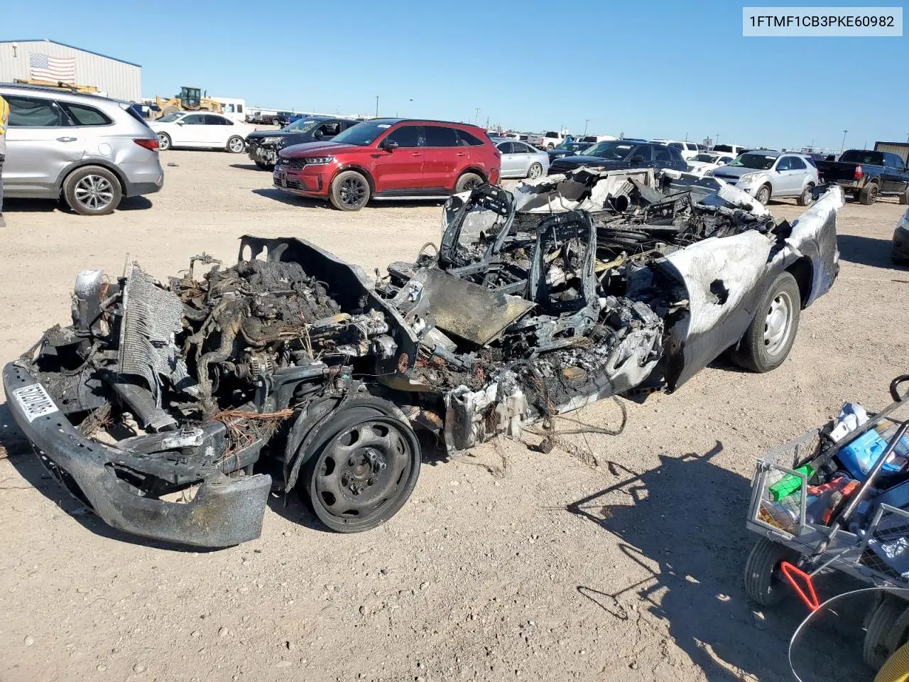 2023 Ford F150 VIN: 1FTMF1CB3PKE60982 Lot: 57237485