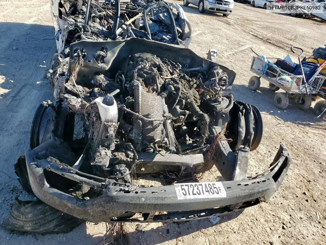 2023 Ford F150 VIN: 1FTMF1CB3PKE60982 Lot: 57237485