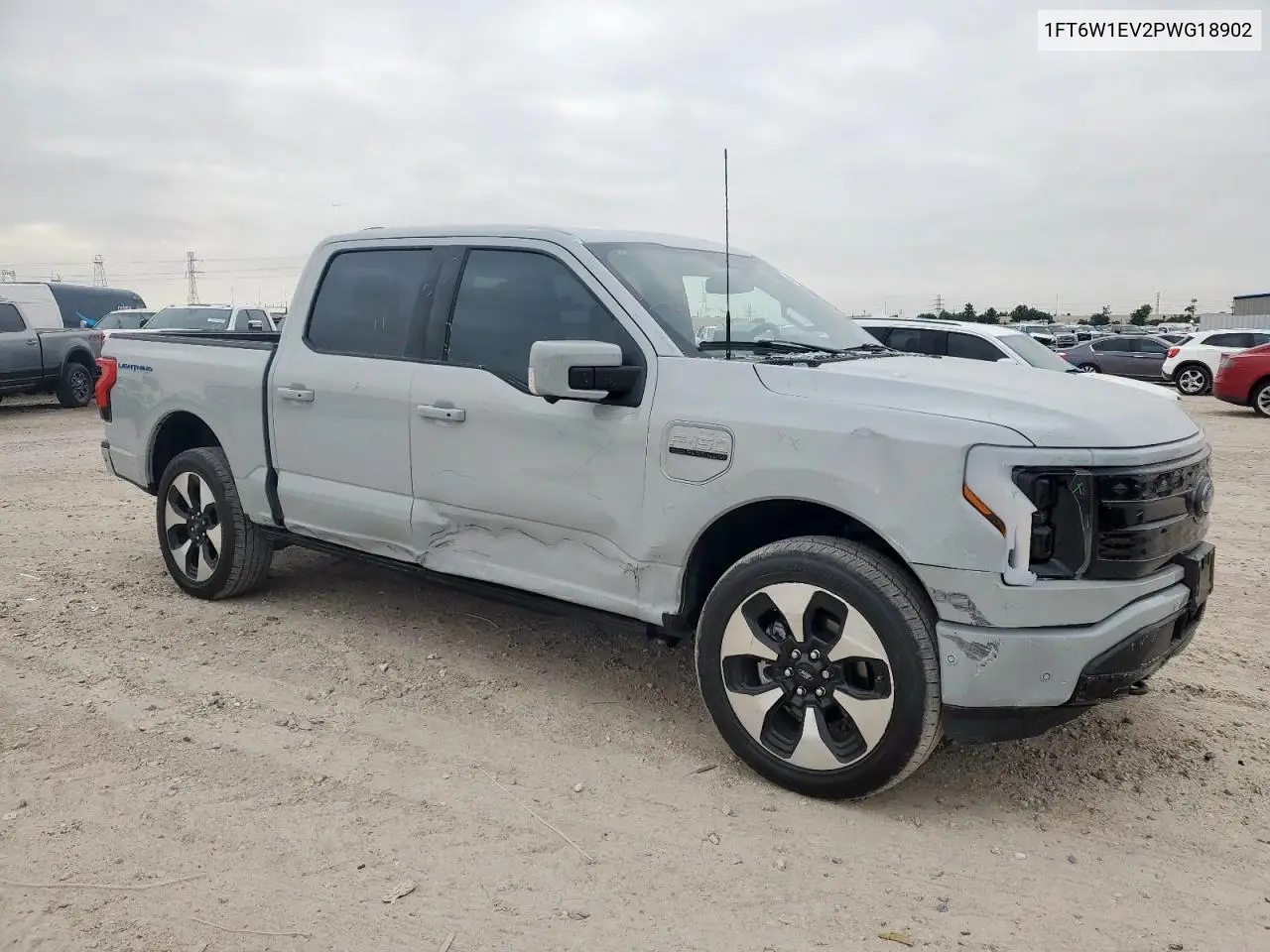 2023 Ford F150 Lightning Pro VIN: 1FT6W1EV2PWG18902 Lot: 58089765