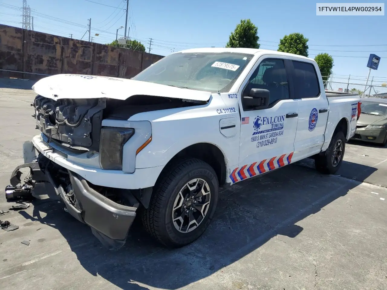 2023 Ford F150 Lightning Pro VIN: 1FTVW1EL4PWG02954 Lot: 62879575