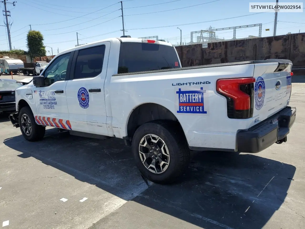 2023 Ford F150 Lightning Pro VIN: 1FTVW1EL4PWG02954 Lot: 62879575