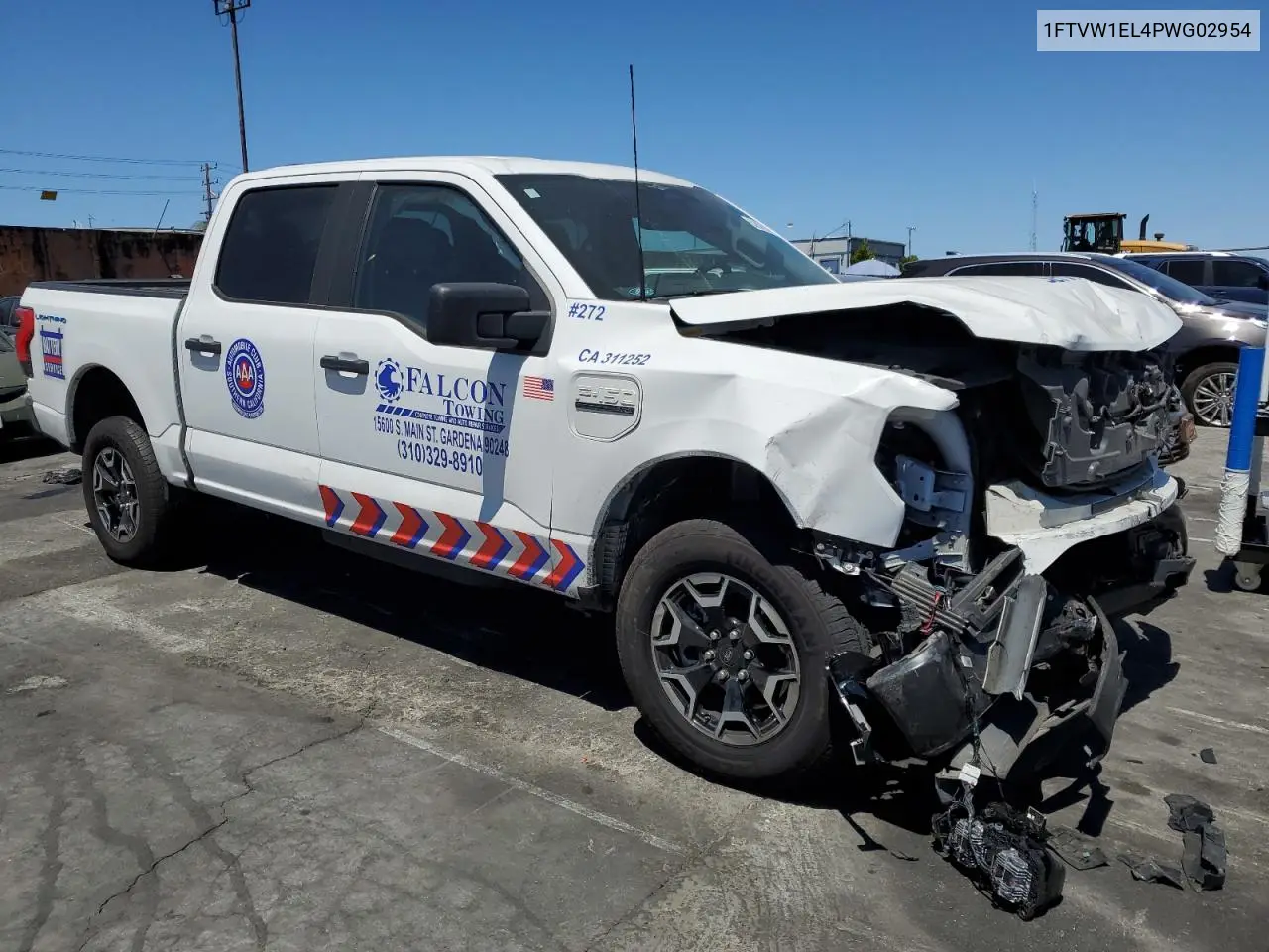 2023 Ford F150 Lightning Pro VIN: 1FTVW1EL4PWG02954 Lot: 62879575