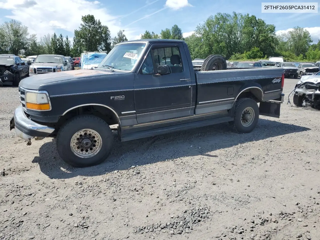 1993 Ford F250 VIN: 2FTHF26G5PCA31412 Lot: 61499365