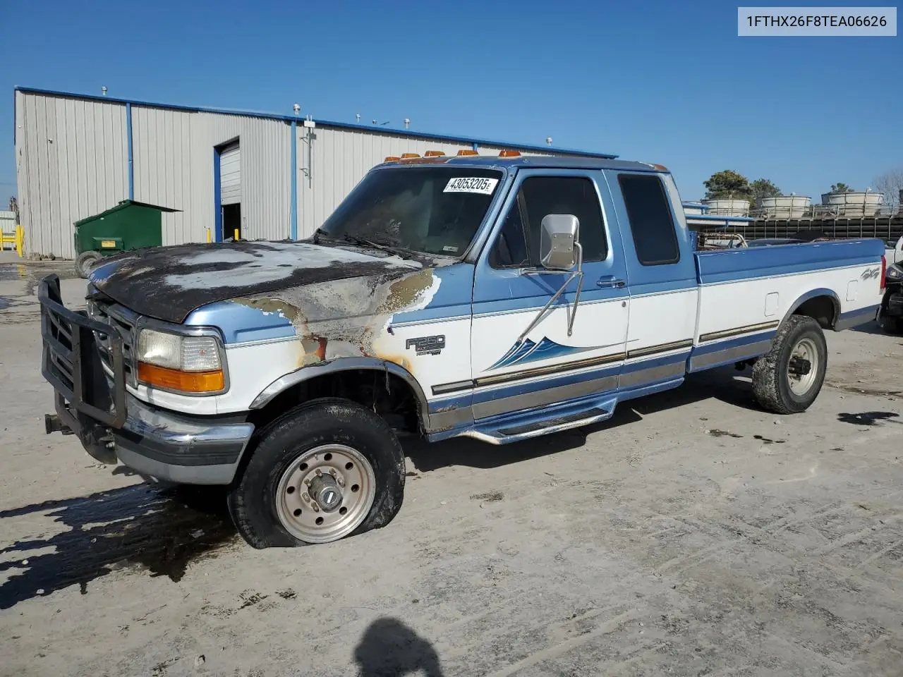 1996 Ford F250 VIN: 1FTHX26F8TEA06626 Lot: 43053205