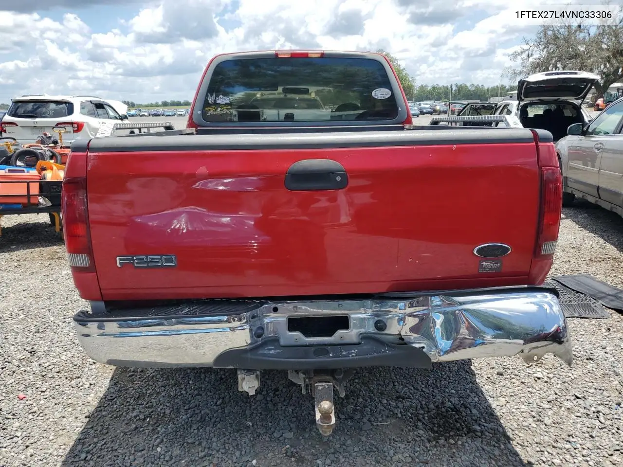 1997 Ford F250 VIN: 1FTEX27L4VNC33306 Lot: 57022365