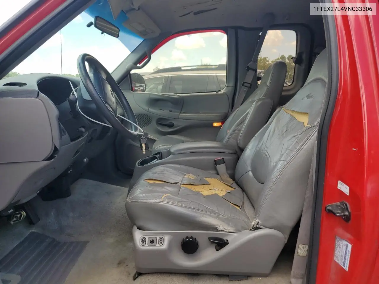 1997 Ford F250 VIN: 1FTEX27L4VNC33306 Lot: 57022365