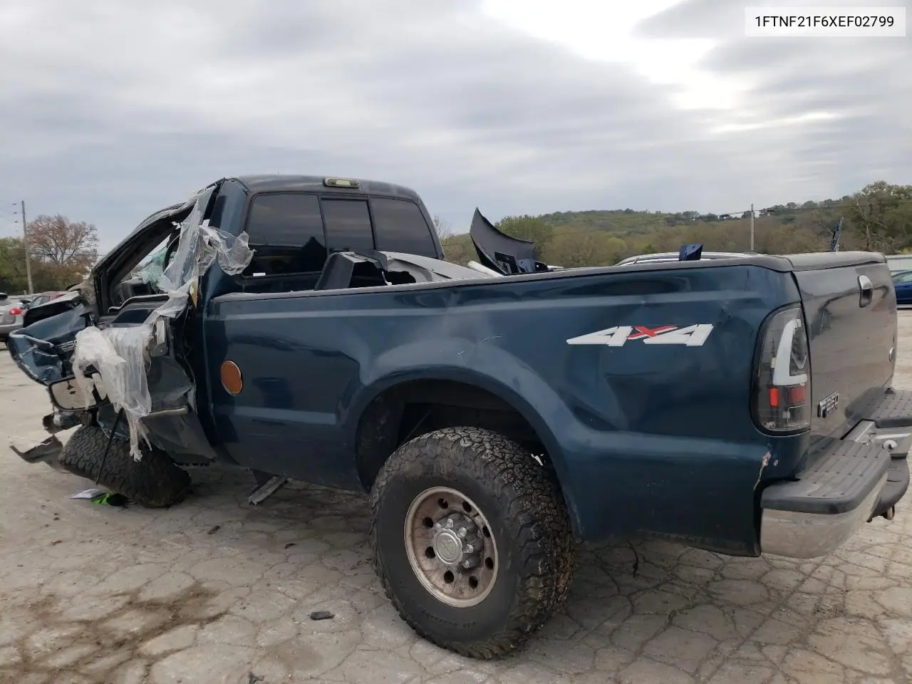 1999 Ford F250 Super Duty VIN: 1FTNF21F6XEF02799 Lot: 75795234