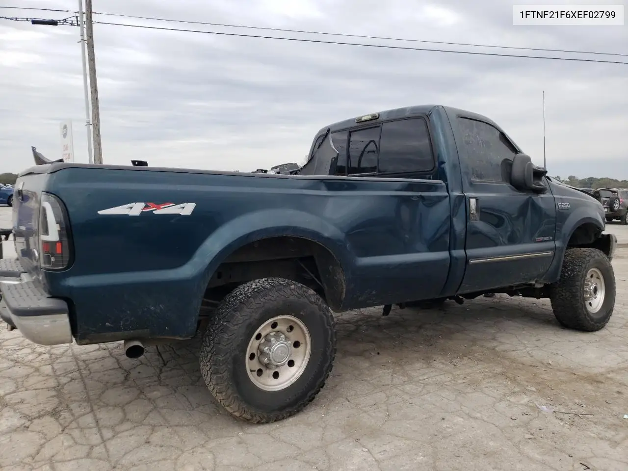1999 Ford F250 Super Duty VIN: 1FTNF21F6XEF02799 Lot: 75795234