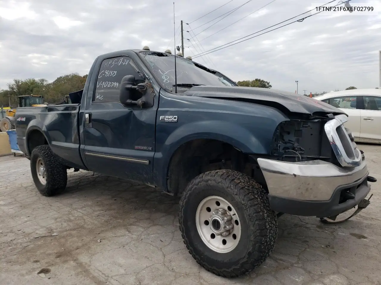 1999 Ford F250 Super Duty VIN: 1FTNF21F6XEF02799 Lot: 75795234