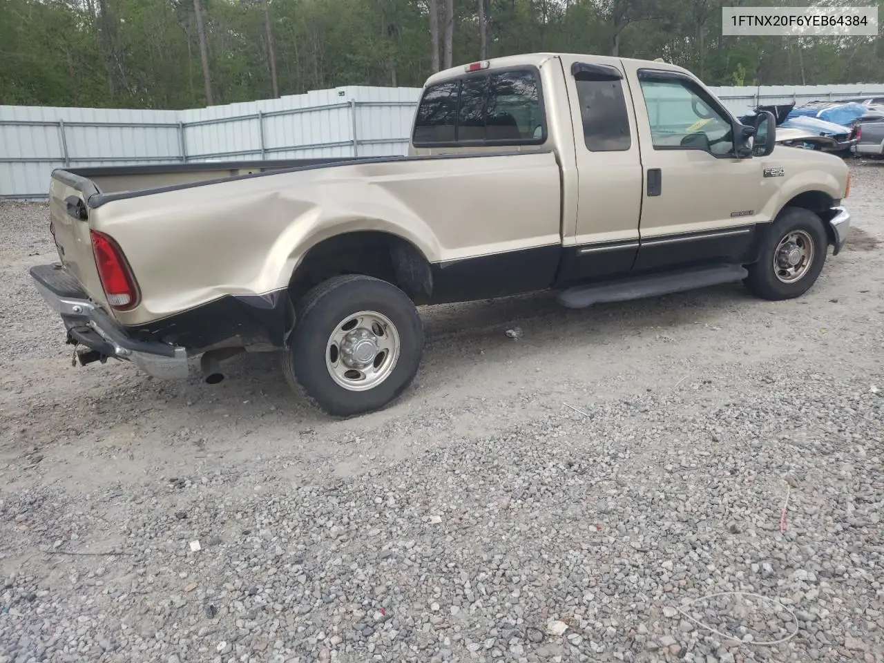 2000 Ford F250 Super Duty VIN: 1FTNX20F6YEB64384 Lot: 51766675