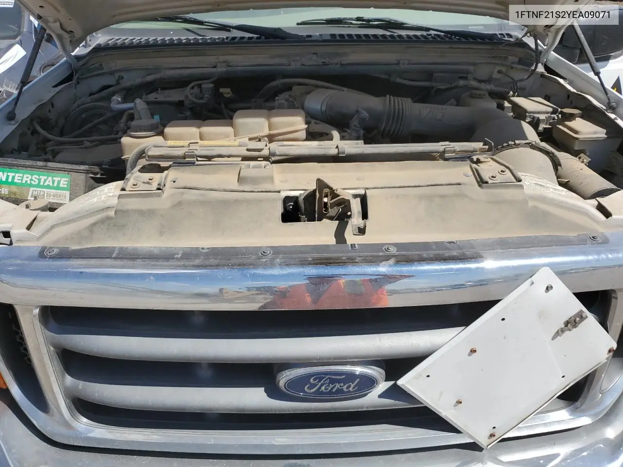 2000 Ford F250 Super Duty VIN: 1FTNF21S2YEA09071 Lot: 55629605